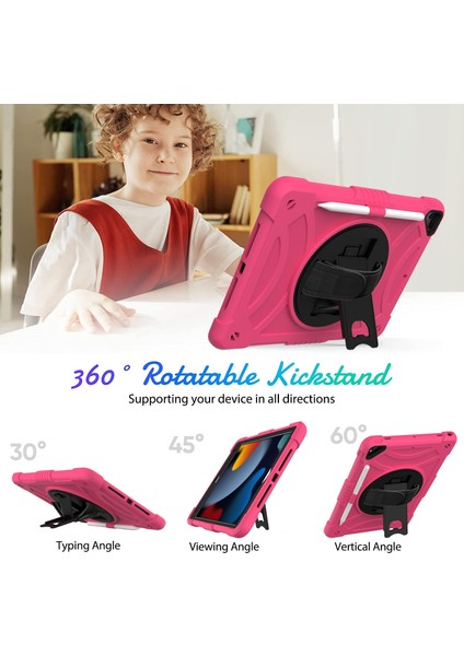 Pc + Silikon Kılıf iPad 10.2 2021/2020/2019 Için (Yurt Dışından)