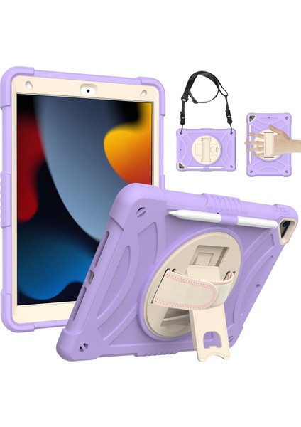 Pc + Silikon Kılıf iPad 10.2 2021/2020/2019 Için (Yurt Dışından)