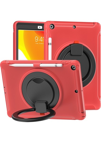 iPad 10.2 2021/2020/2019 Için Silikon + Pc Koruyucu Kılıf (Yurt Dışından)