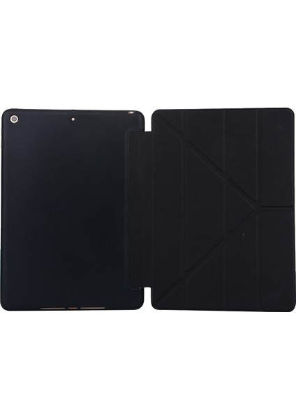 iPad 10.2 2021/2020/2019 Için Tpu Yatay Deformasyon Tutuculu Flip Deri Kılıf (Yurt Dışından)