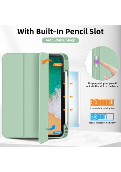 iPad 2025/2022 Için Deri Tablet Kılıfı (Yurt Dışından)
