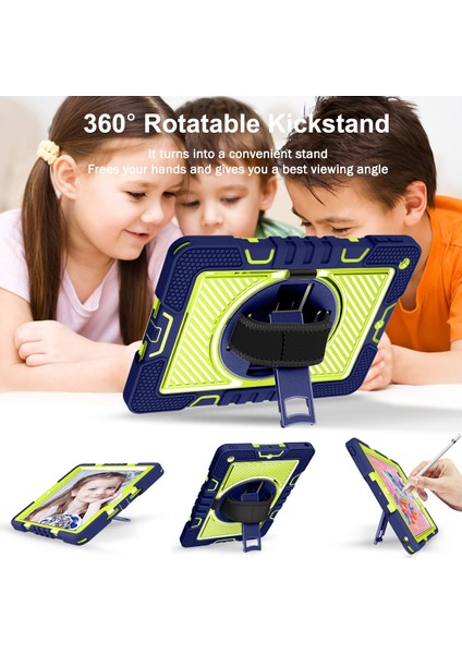 iPad 10.2 2021 / 2020 / 2019 Için Silikon + Pc Kılıfı (Yurt Dışından)