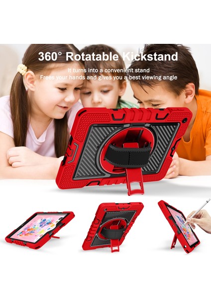 iPad 10.2 2021 / 2020 / 2019 Için Silikon + Pc Kılıfı (Yurt Dışından)