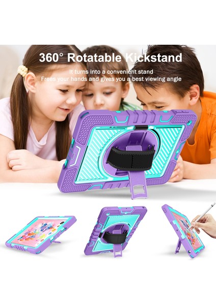iPad 10.2 2021 / 2020 / 2019 Için Silikon + Pc Kılıfı (Yurt Dışından)