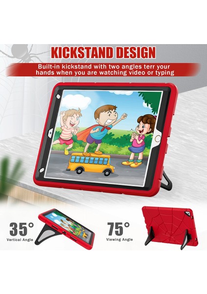 iPad 10.2 2021 / 2020 / 2019 Için Silikon + Pc Tablet Kılıfı (Yurt Dışından)