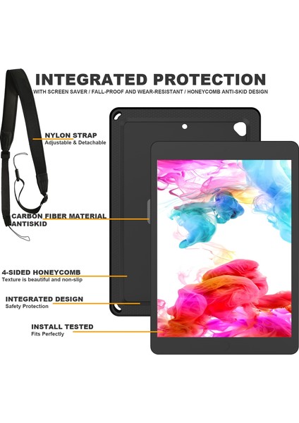 iPad 10.2 2022 / 2021 / 2020 / 2019 / 10.5 Için Tablet Kılıfı (Yurt Dışından)