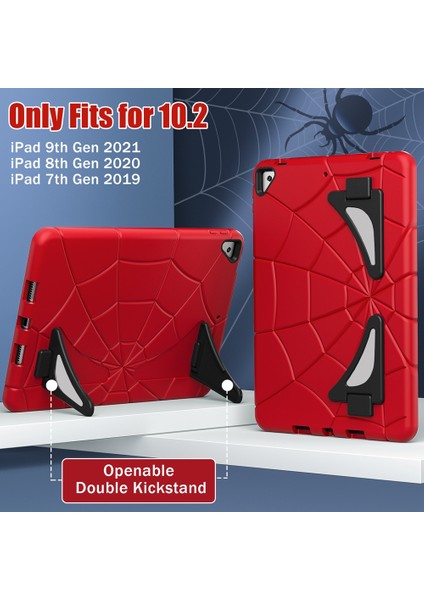 iPad 10.2 2021 / 2020 / 2019 Için Silikon + Pc Tablet Kılıfı (Yurt Dışından)