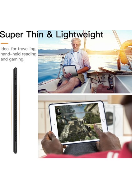 iPad 10.2 Inç 2021 / 2019 Için Pc+Tpu Tablet Kılıfı (Yurt Dışından)