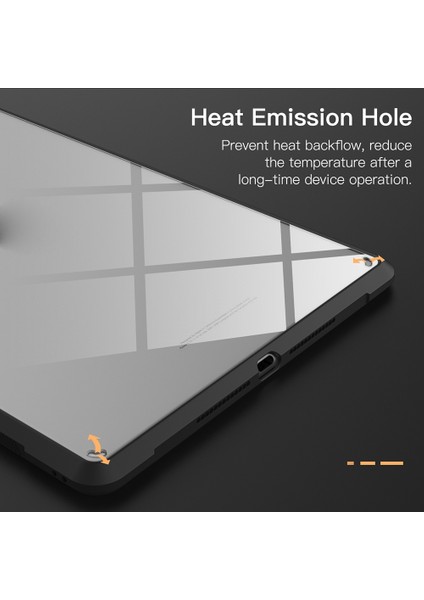 iPad 10.2 Inç 2021 / 2019 Için Pc+Tpu Tablet Kılıfı (Yurt Dışından)