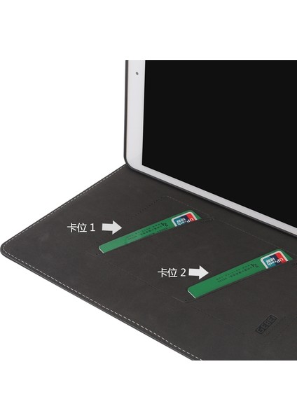 iPad 10.2 ve 10.2 (2020) Için Deri Kılıf (Yurt Dışından)