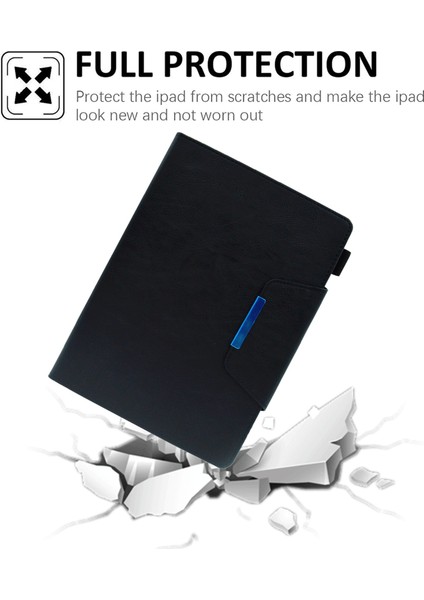 iPad 10.2 2020&2019 / Air 10.5 Için Süet Deri Kılıf (Yurt Dışından)