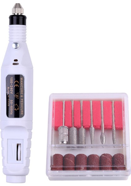 20000 Rpm USB Şarjlı Profesyonel Manikür Seti - Ev Kullanımı (Yurt Dışından)