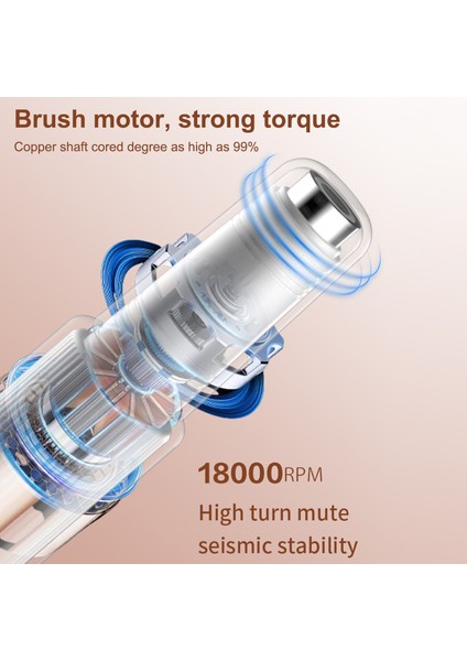 Profesyonel 18000 Rpm 9 Hızlı USB Şarjlı Tırnak Freze (Yurt Dışından)