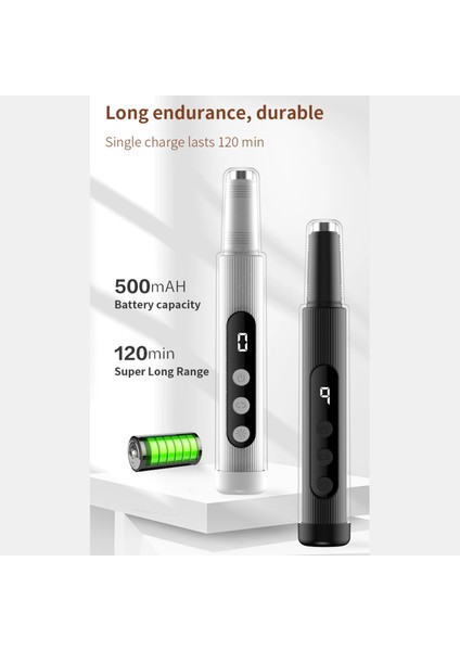 Profesyonel 18000 Rpm 9 Hızlı USB Şarjlı Tırnak Freze (Yurt Dışından)