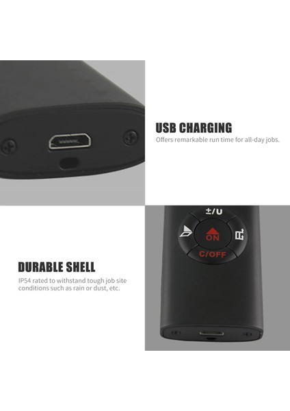 131FT Lazer Metre LCD Aydınlatmalı Alan Hacim Ölçüm Pisagor Modu (Yurt Dışından) indirimleri