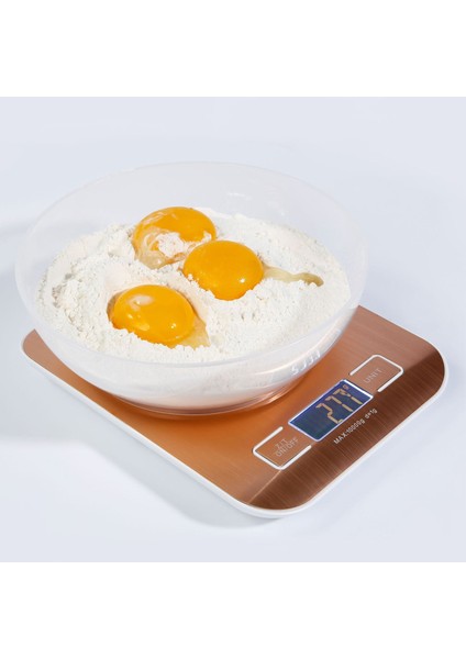 10KG Dijital Mutfak Terazisi 1g Has LCD Paslanmaz Çelik (Yurt Dışından)