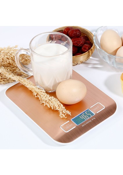 10KG Dijital Mutfak Terazisi 1g Has LCD Paslanmaz Çelik (Yurt Dışından)