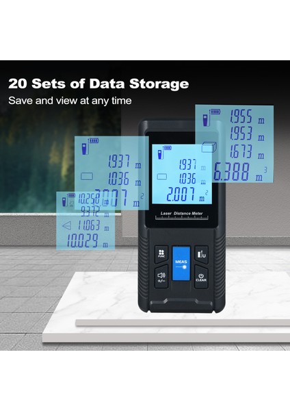 120M Pisagorlu El Tipi Lazer Mesafe Ölçer (Yurt Dışından) fırsatları