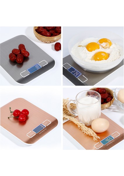 Dijital Mutfak Terazisi 11 Lb Paslanmaz Çelik LCD Ekran 1g Has Fırın Pişirme (Yurt Dışından)