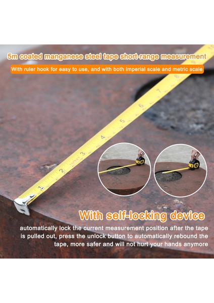 2'si 1 Arada Lazer Şerit Metre USB Şarj Edilebilir LCD Dijital Ölçüm Cihazı (Yurt Dışından) indirimleri