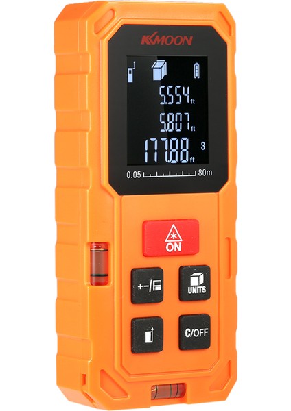 80M Taşınabilir Lazerli Mesafe Ölçer Yüksek Hasiyet Vtn LCD Veri Depolama (Yurt Dışından)