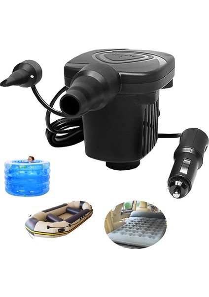 DC12V-14.4V Taşınabilir Elektrikli Hava Pompası - Araba, Tekne, Kanepe ve Yüzme Halkaları Için (Yurt Dışından) fiyatları