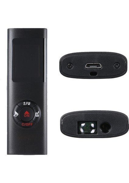 40 Metre El Tipi USB Şarjlı Dijital Mesafe Ölçer - Alan ve Hacim Hesaplama (Yurt Dışından)