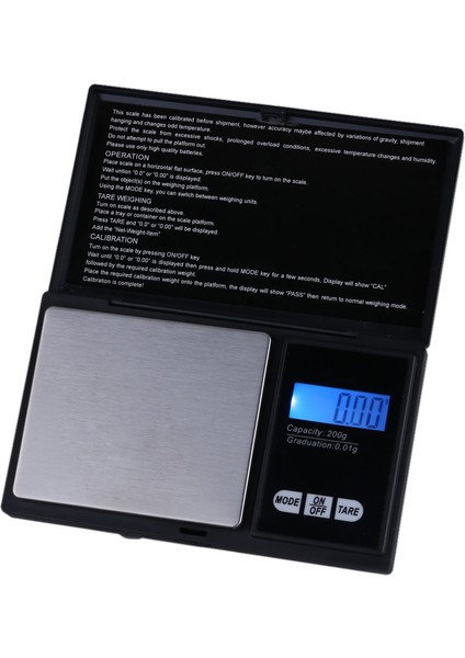 200GR 0.01GR Has Dijital Cep Terazisi - Mücevher Tartım (Yurt Dışından)