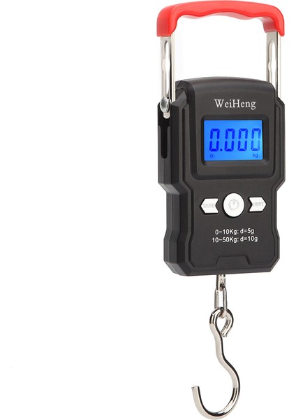 50 kg LCD Dijital Askılı Kanca Terazi Aydınlatmalı Çift Hasiyet Balıkçılık Taşınabilir (Yurt Dışından)
