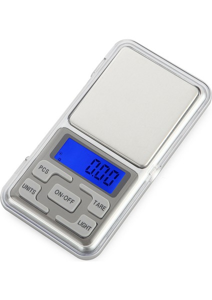 Mini Takı Terazisi 0.01G Yüksek Hasiyetli Arka Işıklı Taşınabilir Cep Boyutu (Yurt Dışından)
