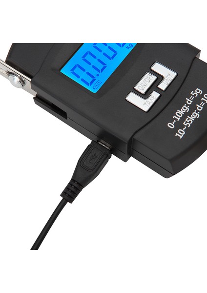 WH-A25 Şarj Edilebilir Taşınabilir Bavul Terazisi LCD Aydınlatmalı 55KG (Yurt Dışından)