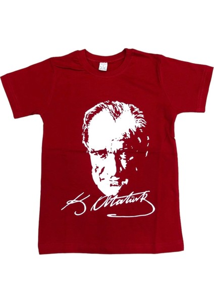 Atatürk Kısa Kollu Penye Süper Tişört 23 Nisan 29 Ekim Atatürk 10 Kasım