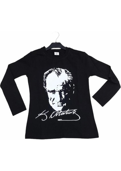 Atatürk Uzun Kollu Sınıf Tören Tişört 10 Kasım N 29 Ekim Atatürk Uzun Kol