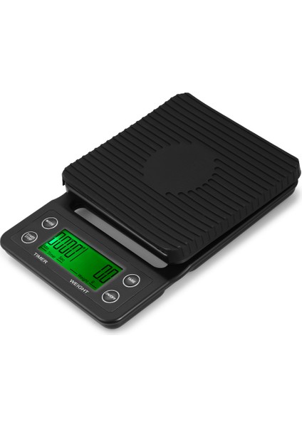 5kg 0,5g Has Dijital Kahve ve Mutfak Terazisi LCD Zamanlayıcılı (Yurt Dışından)