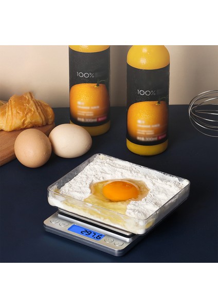 3KG01G Çok Amaçlı Dijital Mutfak Terazisi Gram ve Ons Pişirme Fırınlama (Yurt Dışından)