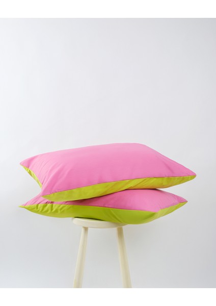 Popping Colors Yastık Kılıfı Dazzle Pembe-Sarı 50X70
