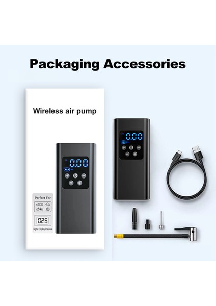 6000MAH 150PSI Portatif Led'li Kompresör Araba Motosiklet Toplar (Yurt Dışından) fiyatları