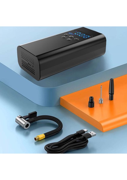 4000MAH 150 Psı Taşınabilir Hava Kompresörü - Araba, Motosiklet, Bisiklet ve Toplar (Yurt Dışından) fırsatları