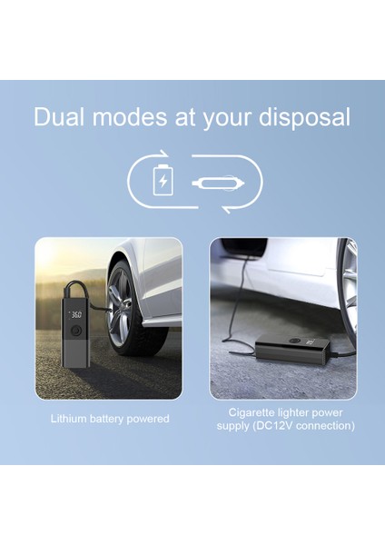 150PSI Kablosuz Taşınabilir Hava Pompası - Otomatik Kapanma ve LED Işık (Yurt Dışından) fırsatları