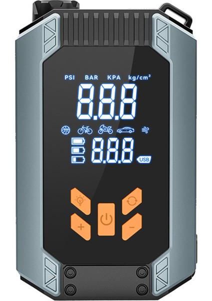 150PSI LCD Ekranlı Şarjlı Lastik Pompası - Araba, Motosiklet, Bisiklet, Toplar (Yurt Dışından)
