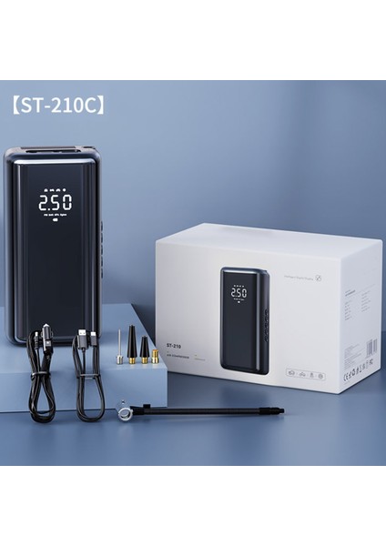 Taşınabilir 150PSI 4500MAH Hava Kompresörü - Araba, Bisiklet, Motosiklet ve Toplar Için (Yurt Dışından) fiyatları