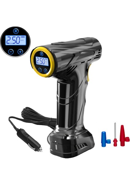 120W LED Işıklı Portatif Lastik Pompası - Araba, Motosiklet, Bisiklet (Yurt Dışından) modelleri