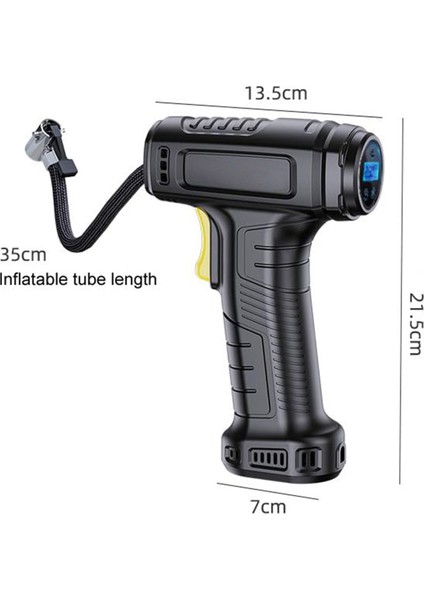 12V Taşınabilir LED Işıklı Lastik Kompresörü - Araba, Motosiklet, Bisiklet (Yurt Dışından) modelleri