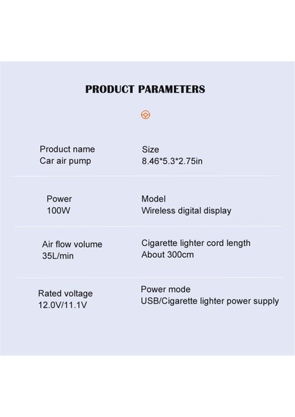 12V Taşınabilir LED Işıklı Lastik Kompresörü - Araba, Motosiklet, Bisiklet (Yurt Dışından) fırsatları