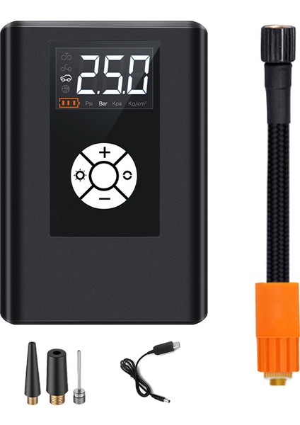 Kablosuz 120W 40L/DK Dijital Ekranlı Otomatik Lastik Pompası (Yurt Dışından)