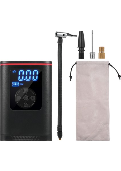 6000MAH 150PSI LCD Taşınabilir Hava Pompası - Araba, Motosiklet, Bisiklet, Top (Yurt Dışından)