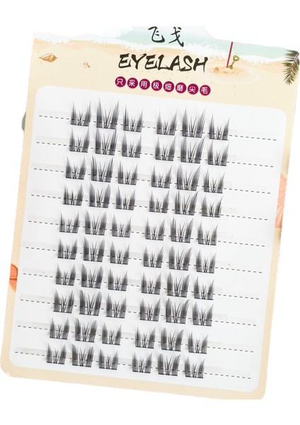 Takma Kirpikler Doğal Karikatür Görünümü (Yurt Dışından)