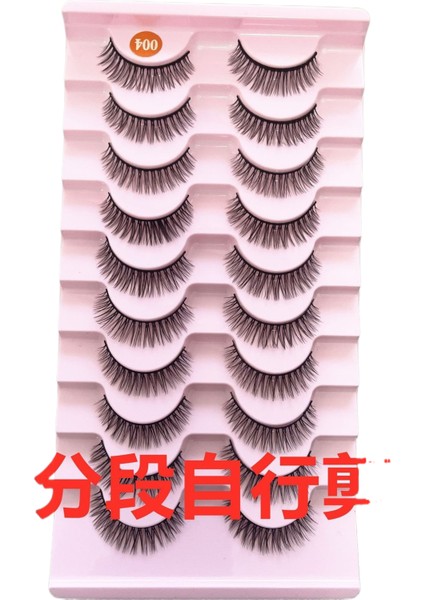 Takma Kirpikler Doğal Karikatür Görünümü (Yurt Dışından)