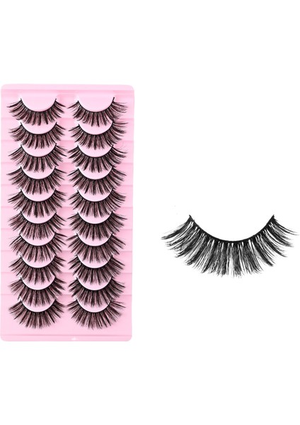 Takma Kirpikler Doğal Karikatür Görünümü (Yurt Dışından)