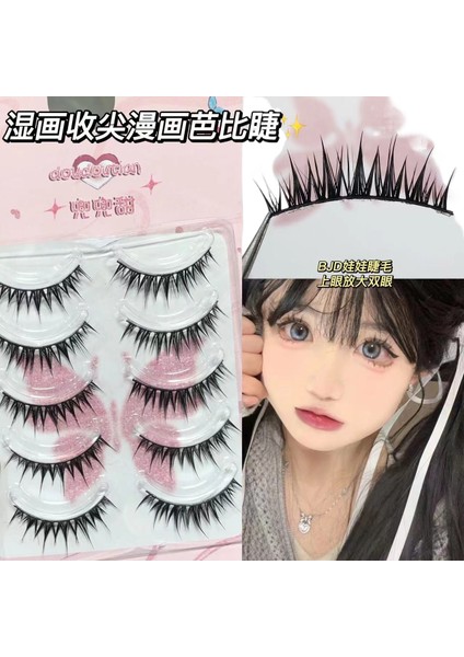 Takma Kirpikler Doğal Karikatür Görünümü (Yurt Dışından)